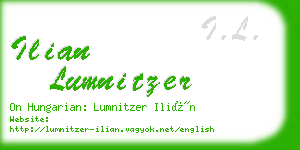 ilian lumnitzer business card
